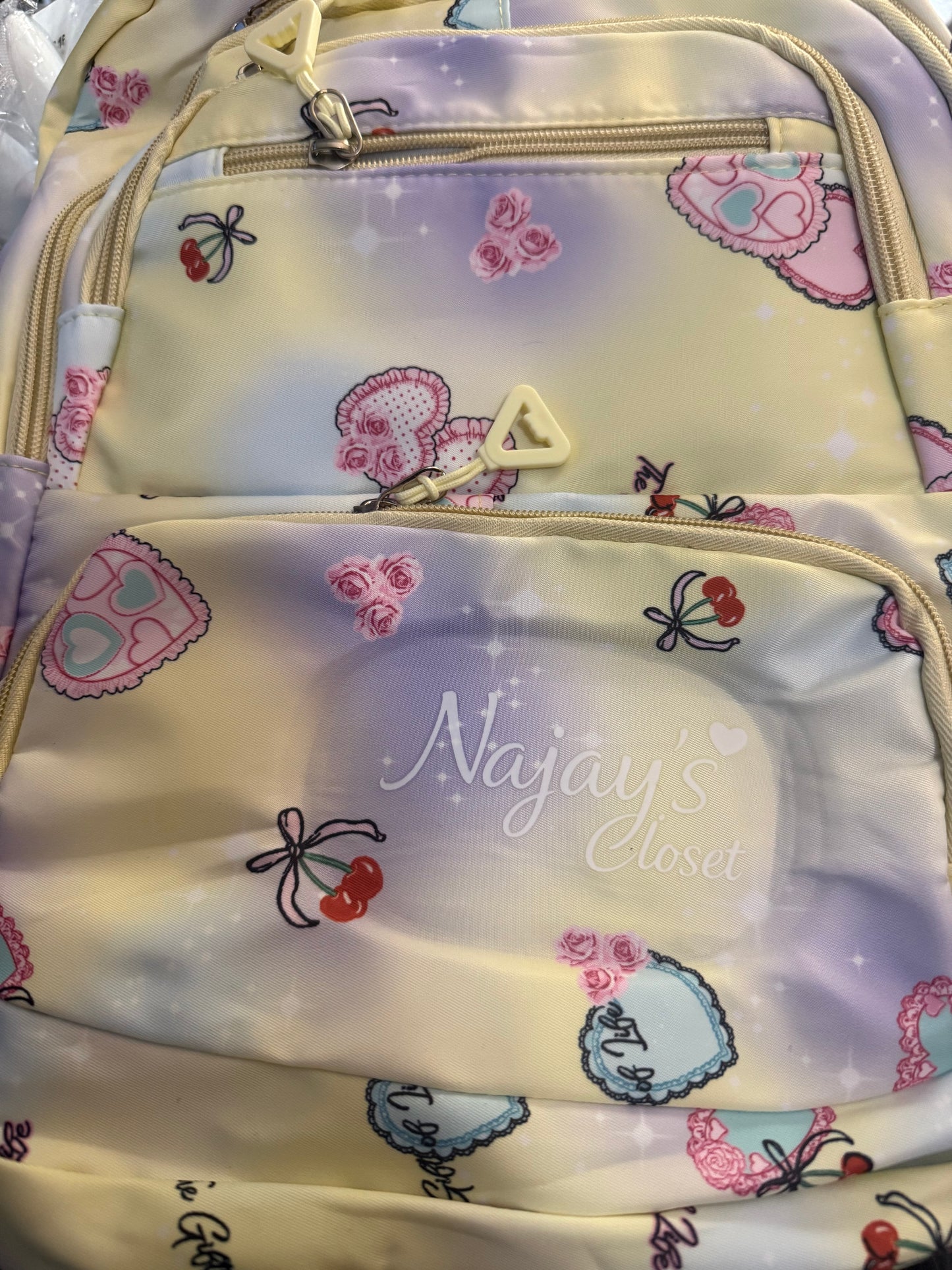 Najayscloset Bookbag n lunch bag combo