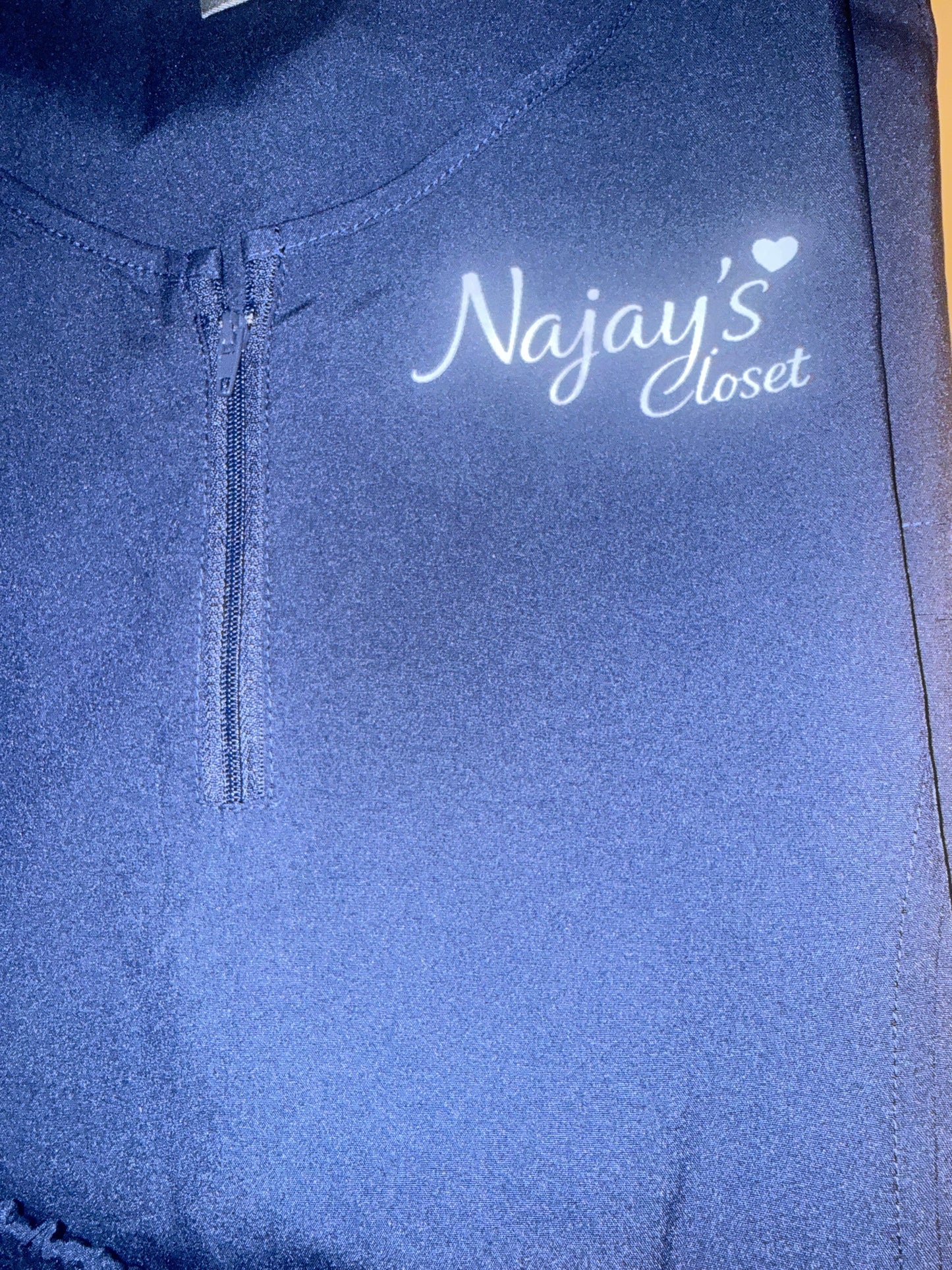 Navy Blue Scrub Set