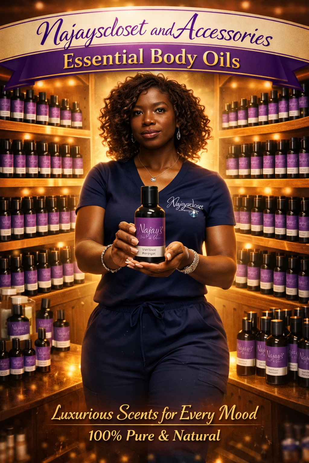 2 oz Body Oil Velvet Collection