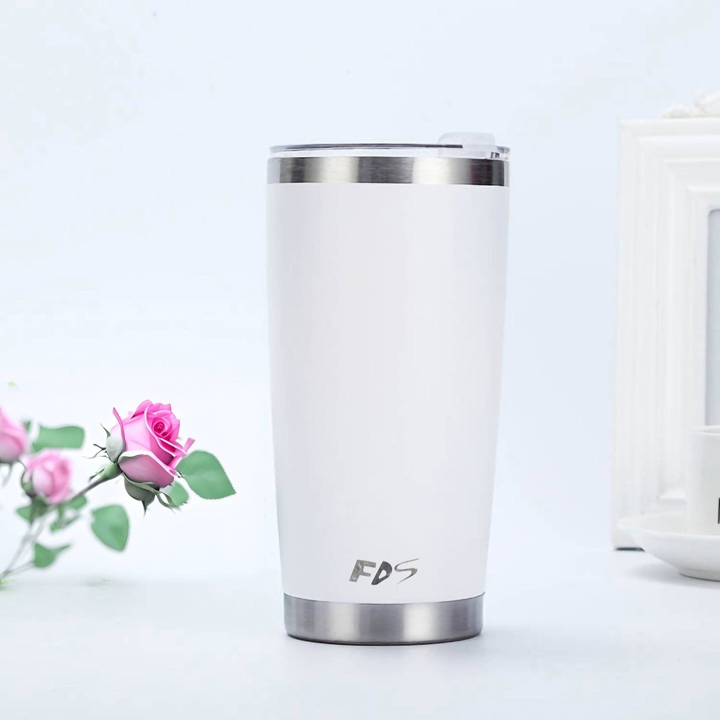 18oz StainlessSteel Vacuum Insulated Water Coffee Tumbler Cup Thermos Spillproof 15782