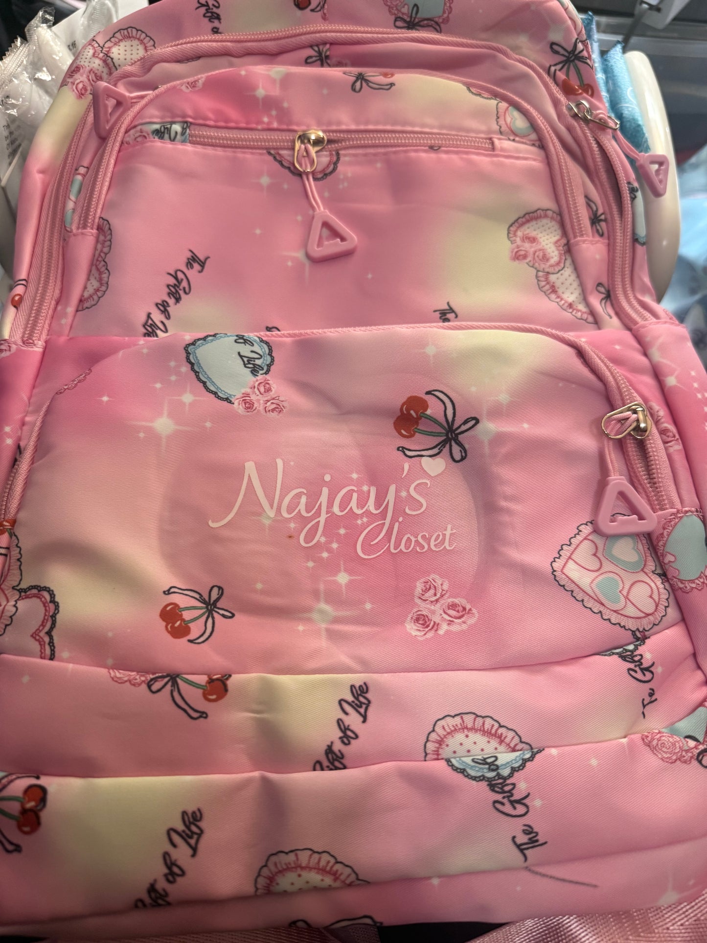 Najayscloset Bookbag n lunch bag combo